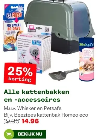 Aanbieding: Kattenbakken en -accessoires