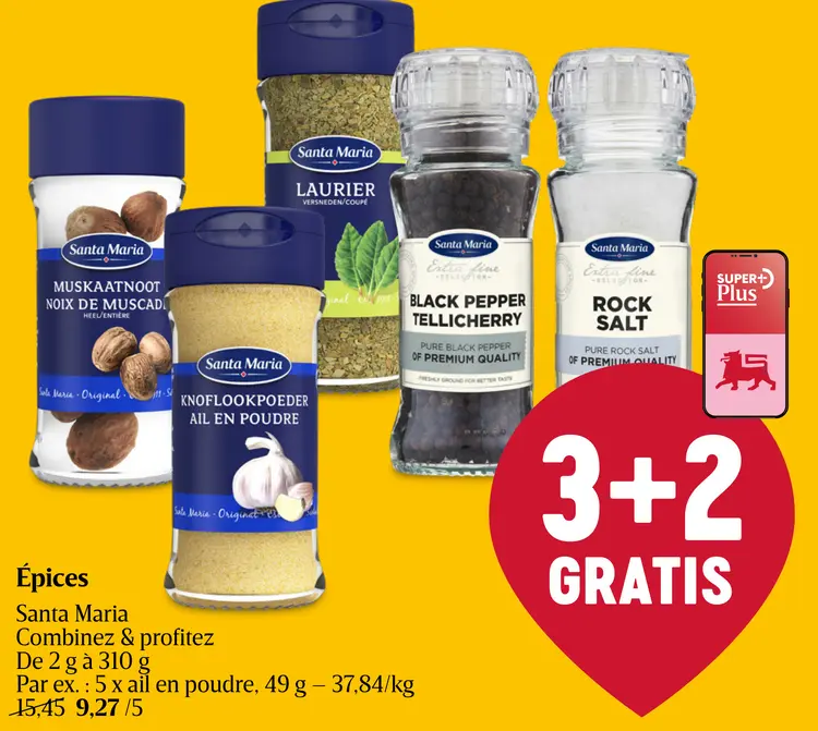 Offre: Épices