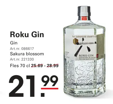 Aanbieding: Roku Gin