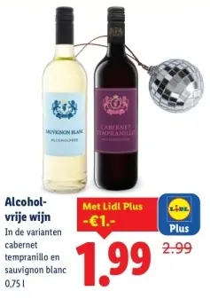 Aanbieding: Alcoholvrije wijn