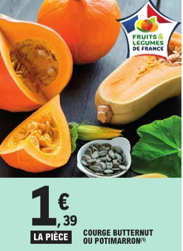 Aanbieding: Courge butternut ou potimarron