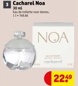 Promotie: Cacharel Noa