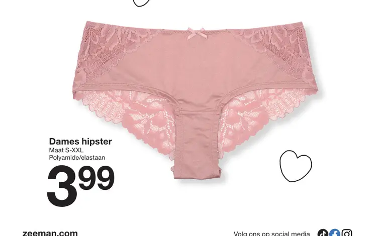 Promotie: Dames hipster