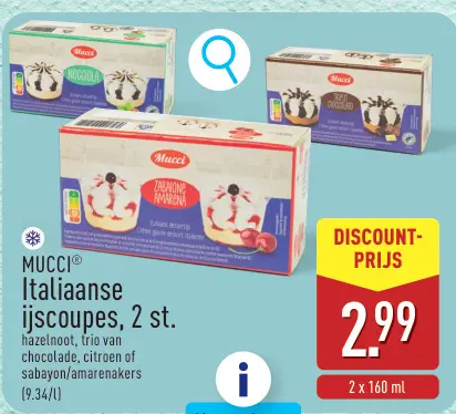 Promotie: Italiaanse ijscoupes