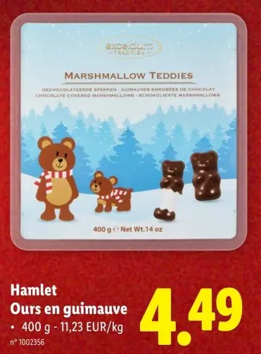 Offre: Ours en guimauve