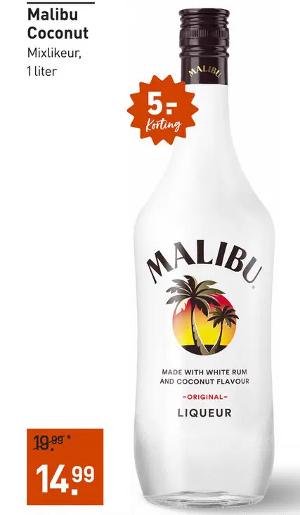 Aanbieding: Malibu Coconut
