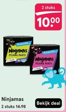 Aanbieding: Ninjamas