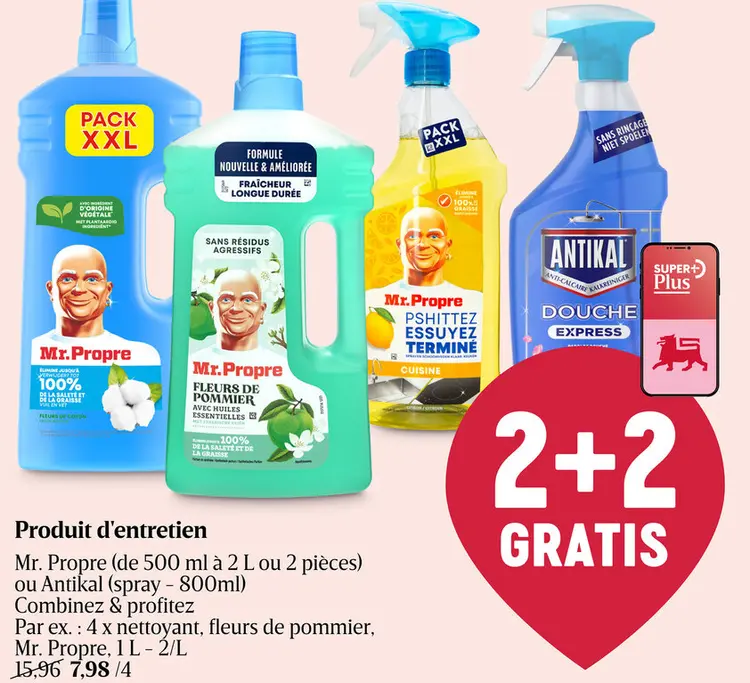 Offre: Produit d'entretien