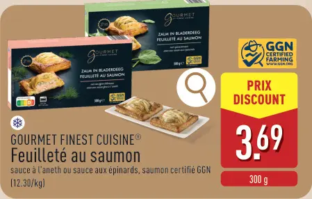 Offre: Feuilleté au saumon