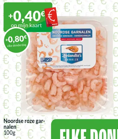 Aanbieding: Noordse roze garnalen