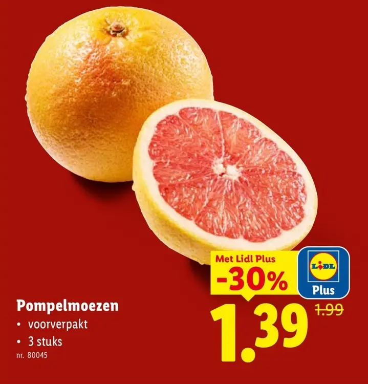 Promotie: Pompelmoezen