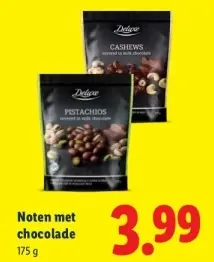 Aanbieding: Nuts with chocolate