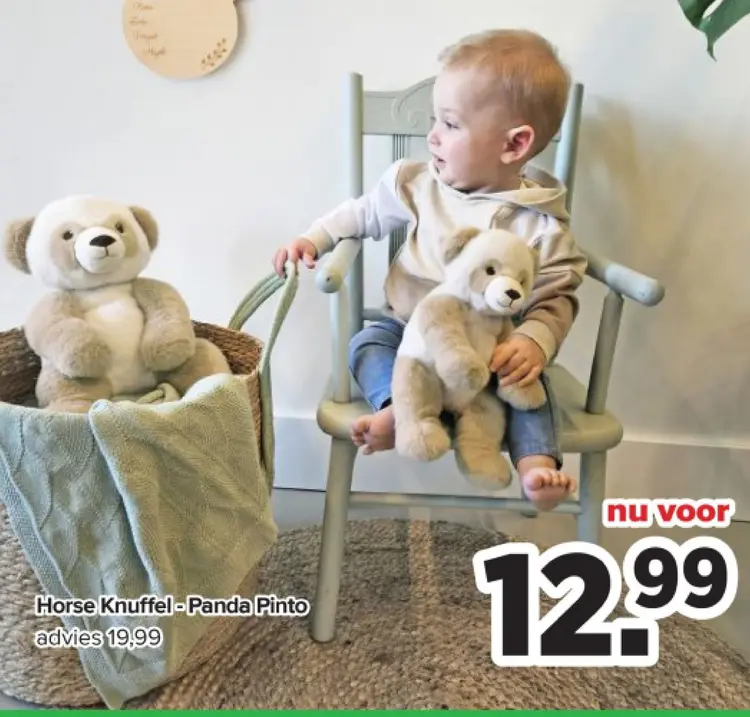 Promotie: Horse Knuffel - Panda Pinto