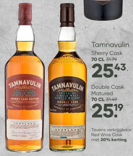 Aanbieding: Tamnavulin Sherry Cask