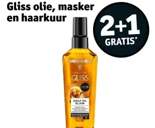 Promotie: Gliss olie, masker en haarkuur