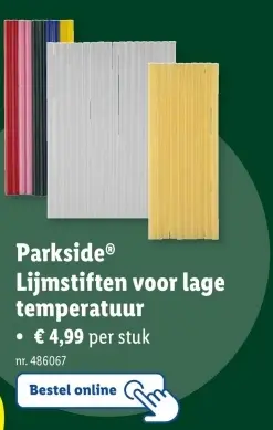 Aanbieding: Lijmstiften voor lage temperatuur