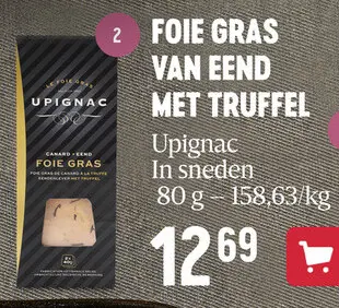 Promotie: Foie gras van eend met truffel