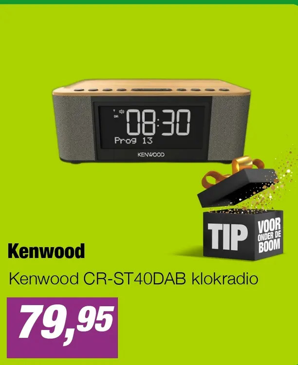 Aanbieding: Kenwood CR-ST40DAB klokradio