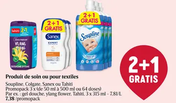 Offre: Produit de soin ou pour textiles