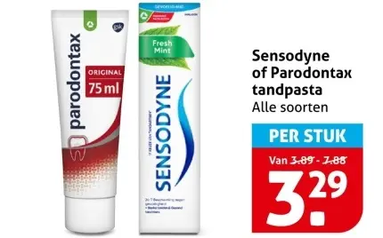 Aanbieding: tandpasta