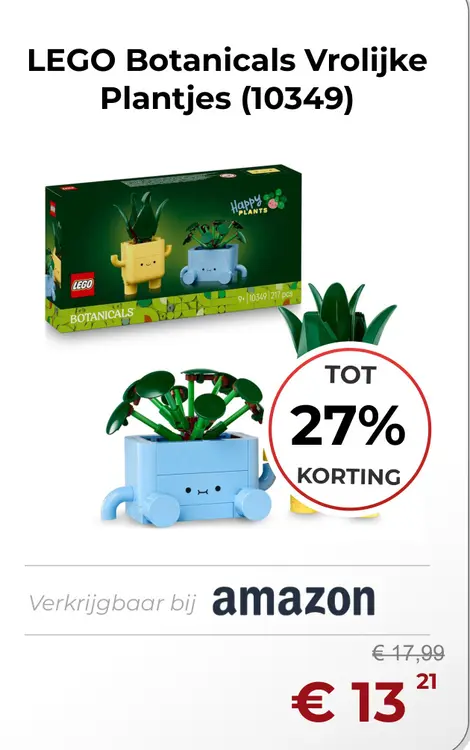 Aanbieding: LEGO Botanicals Vrolijke Plantjes