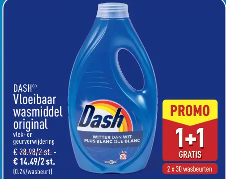 Promotie: Vloeibaar wasmiddel original