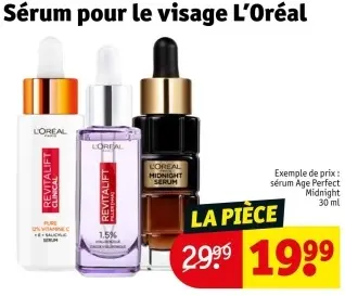 Offre: Serum pour le visage L'Oreal