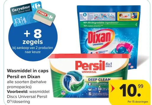 Promotie: Wasmiddel in caps