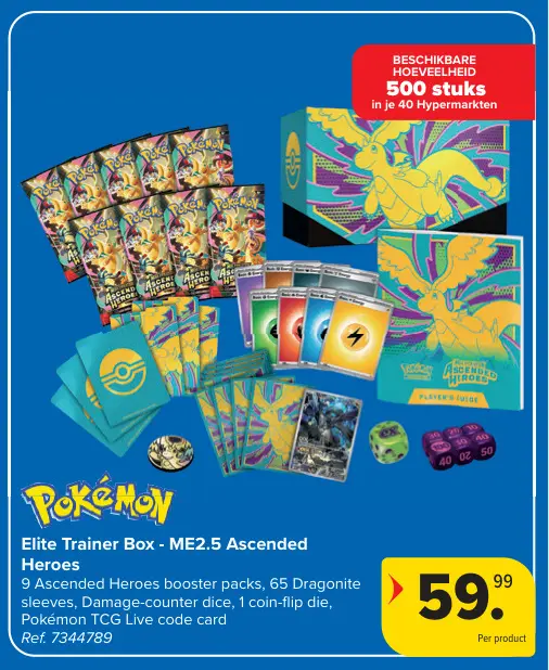 Promotie: Elite Trainer Box - ME2.5 Ascended Heroes