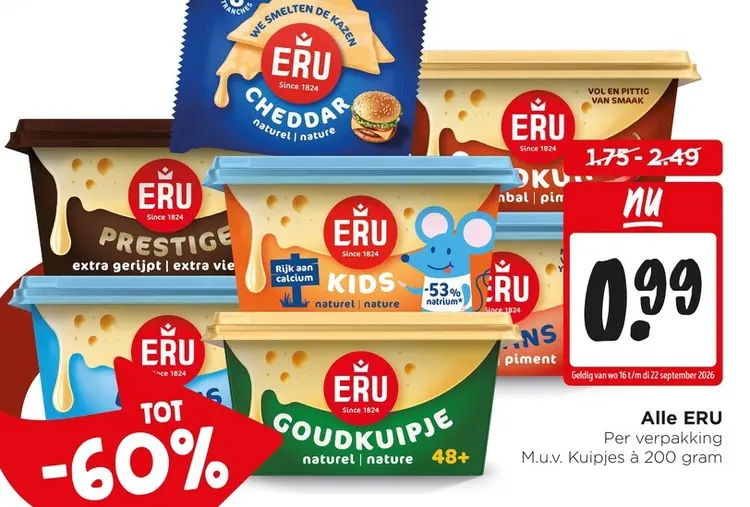 Aanbieding: Alle ERU