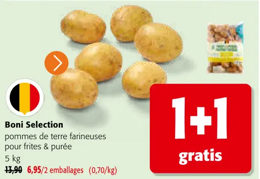 Offre: Pommes de terre farineuses