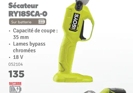 Offre: Sécateur RY18SCA-0