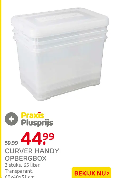 Aanbieding: Curver handy opbergbox