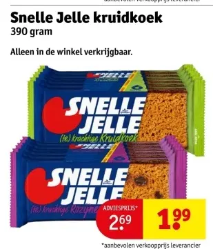 Aanbieding: Snelle Jelle kruidkoek