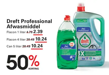 Aanbieding: Dreft Professional Afwasmiddel