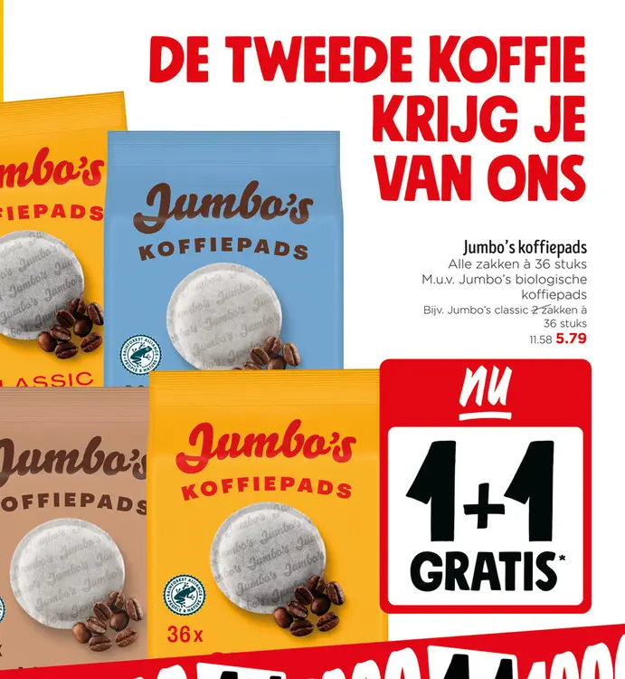 Aanbieding: Koffiepads