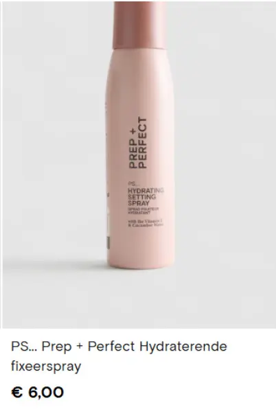 Promotie: PS... Prep + Perfect Hydraterende fixeerspray