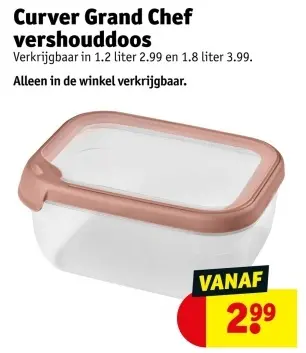 Promotie: Grand Chef vershouddoos