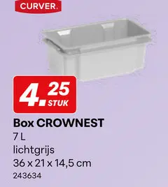 Promotie: Box CROWNEST