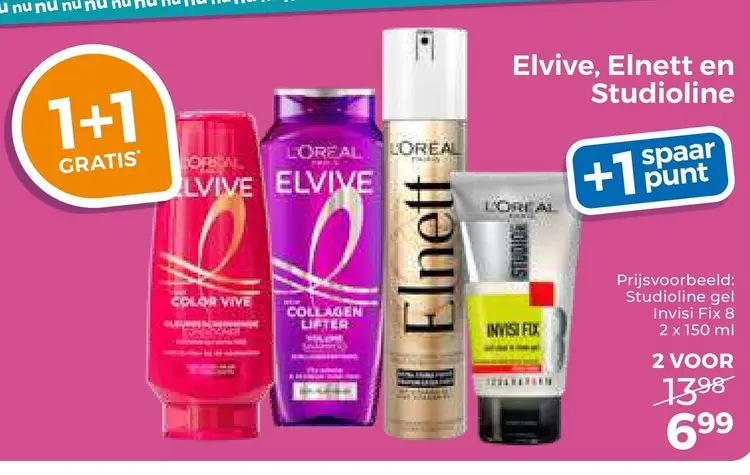 Aanbieding: Elvive, Elnett en Studioline