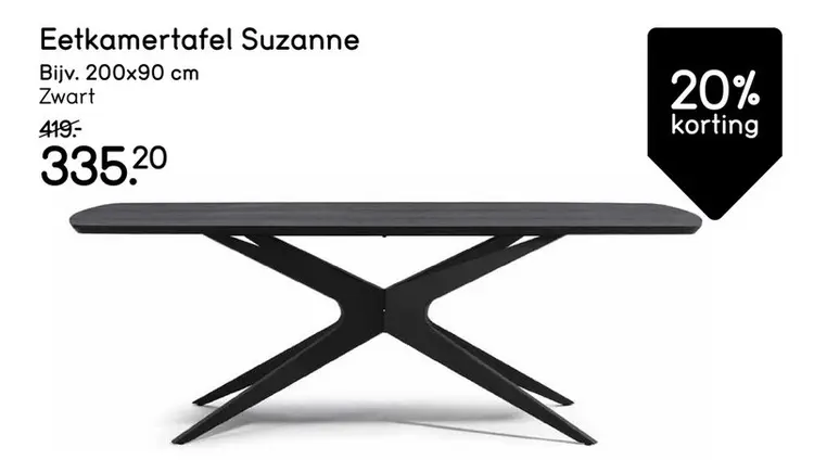 Aanbieding: Eetkamertafel Suzanne