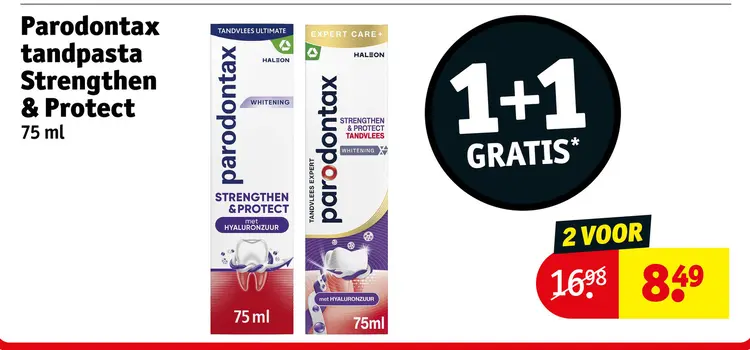 Promotie: Parodontax tandpasta Strengthen & Protect