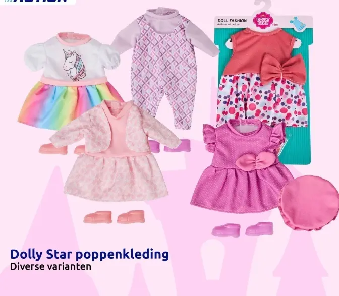 Aanbieding: Dolly Star poppenkleding