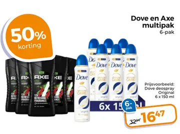 Aanbieding: Dove en Axe multipak