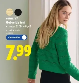 Promotie: Gebreide trui