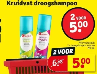 Promotie: Kruidvat droogshampoo