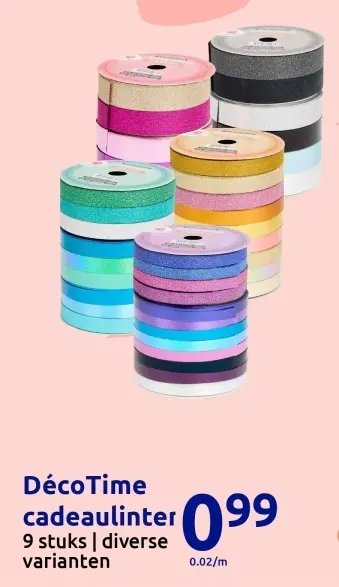 Aanbieding: DécoTime cadeaulinten