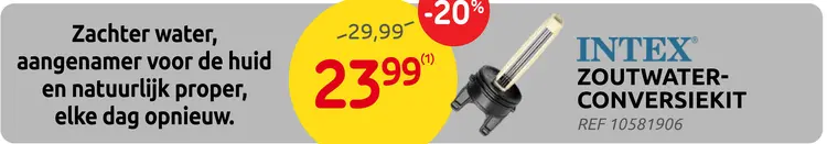 Promotie: Zoutwater-conversiekit