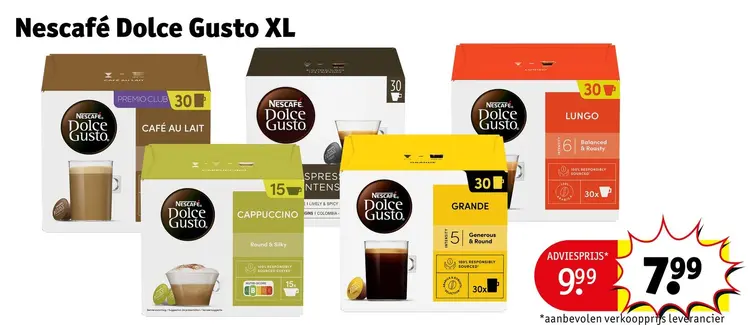 Aanbieding: Nescafé Dolce Gusto XL