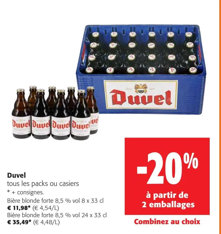 Offre: Duvel Bière blonde forte